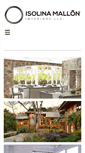 Mobile Screenshot of isolinamallon.com